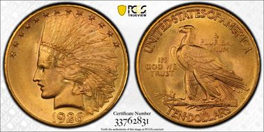 1926 $10 MS65