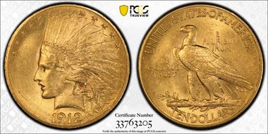 1912 $10 MS61