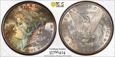 1881-S $1 MS64