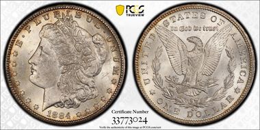 1884-CC $1 MS65+