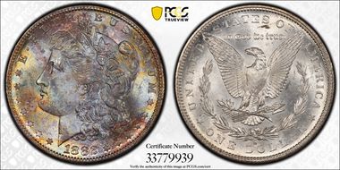 1882-S $1 MS65+