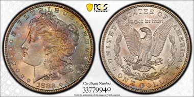 1883 $1 MS64