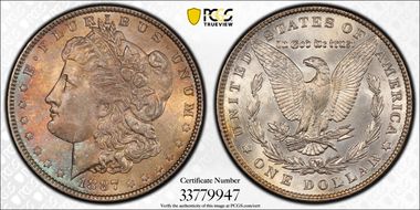 1887 $1 MS64