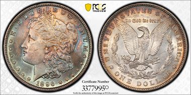 1896 $1 MS63