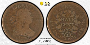 1804 1/2C C-10, Crosslet 4, Stems N1BN