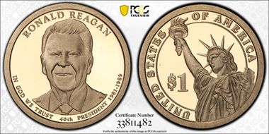 2016-S $1 Ronald Reagan PR69DCAM