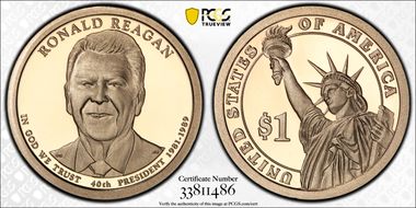 2016-S $1 Ronald Reagan PR70DCAM
