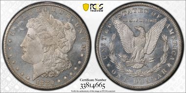 1880-CC $1 8/Low 7 MS65