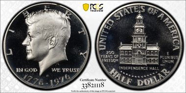 1976-S 50C Silver PR68CAM