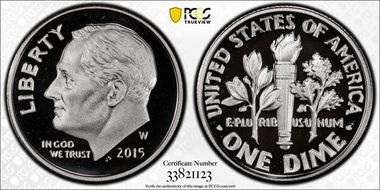 2015-W 10C Silver March of Dimes Set PR69DCAM