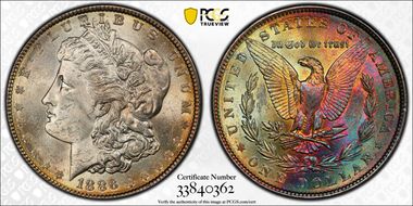 1886 $1 MS63