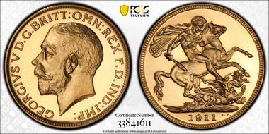 1911 Sov S-3996 PR65CAM