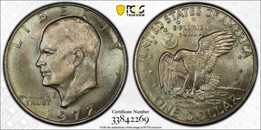 1972 $1 Type 1 MS65