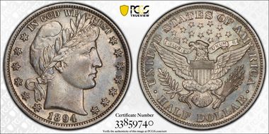 1894 50C AU53