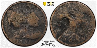 1794 1C Head of 1794 N1BN