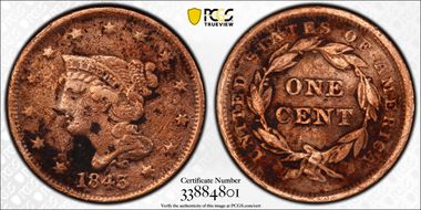 1843 1C Petite Head, Small Letters N1BN