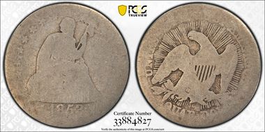 1853 25C Arrows and Rays PO1