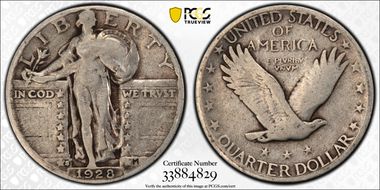 1928-S 25C VG10