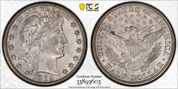 Cert 33893603 - Coin Image