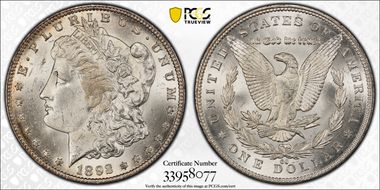 1892-CC $1 MS63