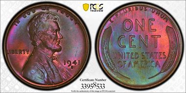 1941-S 1C MS66BN