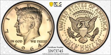 1964 50C Accented Hair PR66