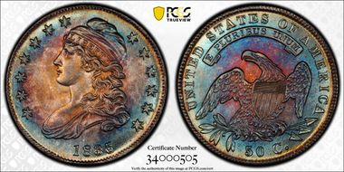 1835 50C MS64