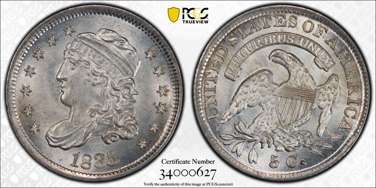 Cert 34000627 - Coin Image