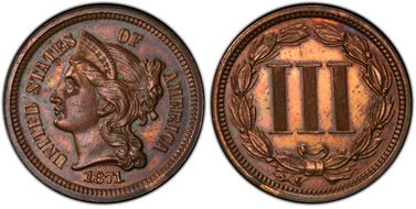 1871 3C J-1045 PR62BN