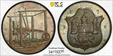 1792 Tk 1/2 D DH-40 Norfolk, Norwich MS64BN