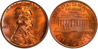 1961 1C MS67RD