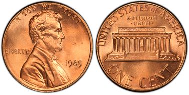1985 1C MS68+ RD