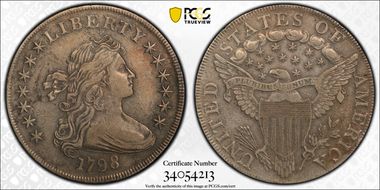 1798 $1 Large Eagle XF40