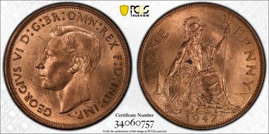 1947 1D S-4114 MS64RD