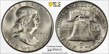 1963 50C DDR, FS-801 MS65