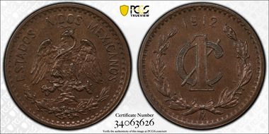 1912-Mo 1C KM-415 MS64BN