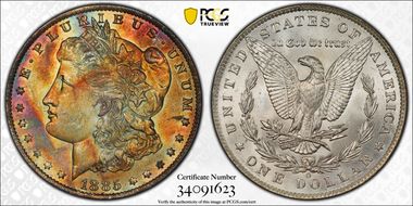 1885-O $1 MS64+