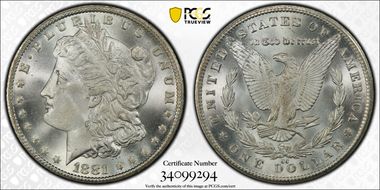 1881-CC $1 MS68