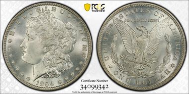 1894 $1 MS66