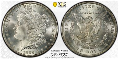 1899-O $1 MS68