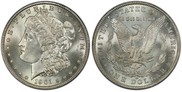 1901-O $1 MS67