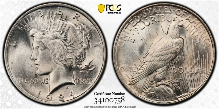 Cert 34100758 - Coin Image