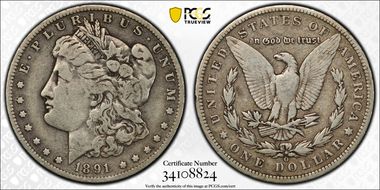 1891-O $1 F15