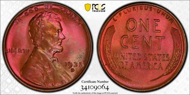 1935-D 1C MS66RB