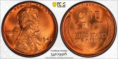 1947 1C MS66RD