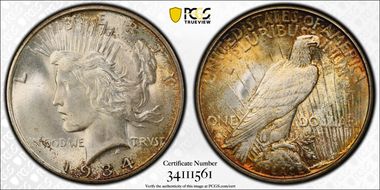 1934-D $1 MS65
