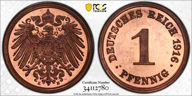 1916-E Pfg PR66RB