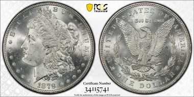 1879 $1 MS64