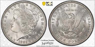 1885-O $1 MS66+