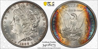 1888 $1 MS64